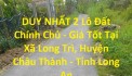 DUY NHẤT 2 Lô Đất Chính Chủ - Giá Tốt Tại Xã Long Trì, Huyện Châu Thành - Tỉnh Long An